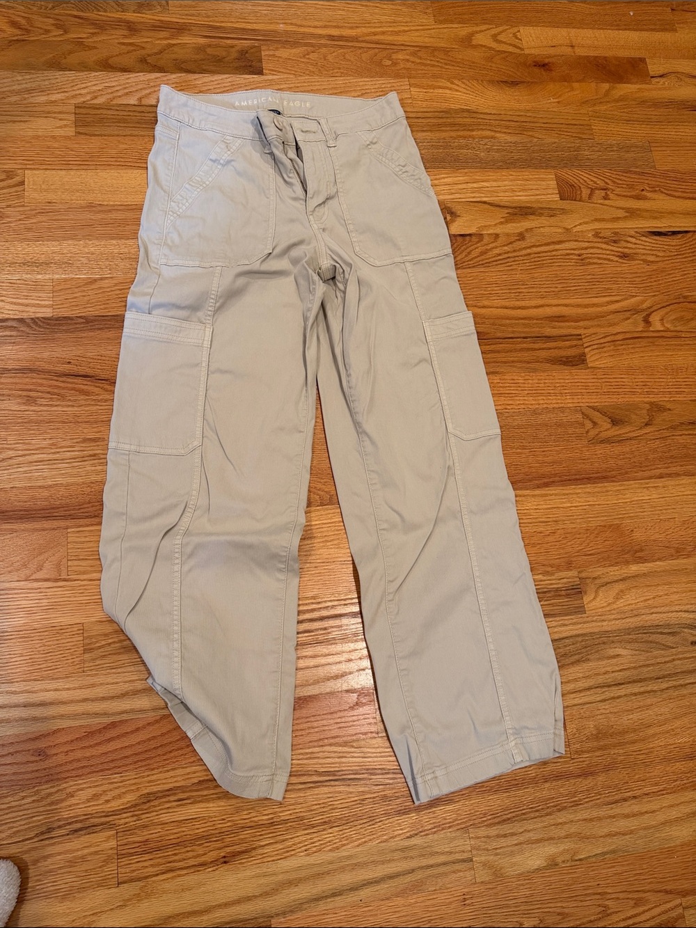 American Eagle Outfitters Men's Cargo Pants - Light Beige